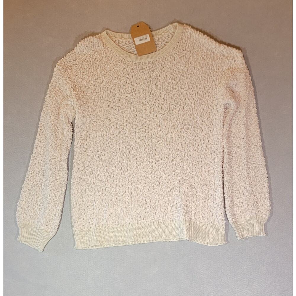 Listicle NWT Feel The Chill Cream Popcorn Knit Sweater Large